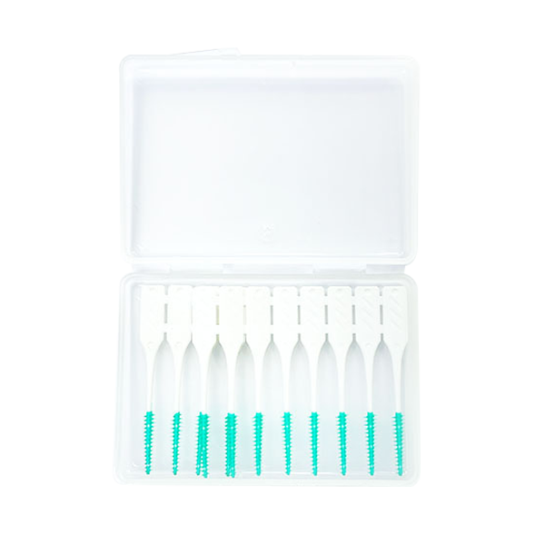 Green Portable Box Interdental Peniculus